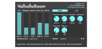 Valhalla Room Reverb Screenshot